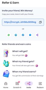 mCrypto Referral Code