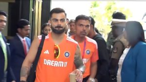 Virat Kohli In India's World Cup Training Jersey