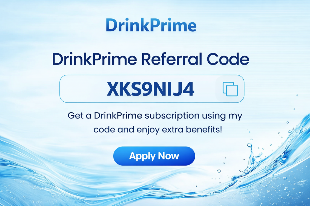 DrinkPrime Referral Code