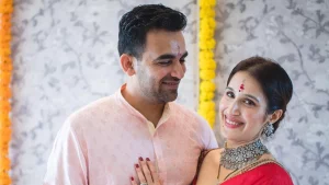 Sagarika Ghatge and Zaheer Khan
