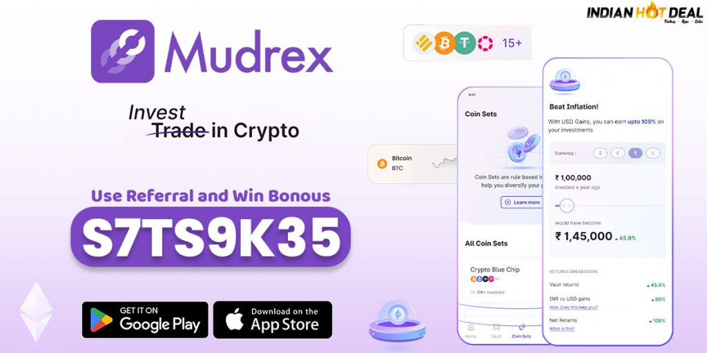 Mudrex Referral code S7TS9K35